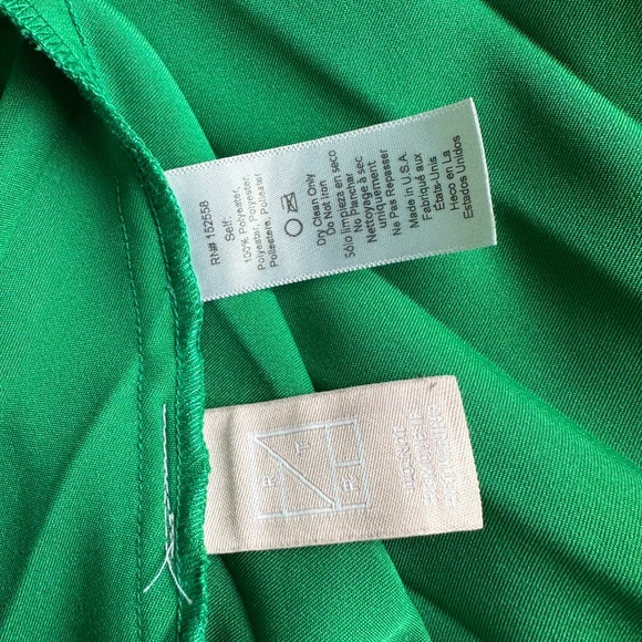 Delfi Collective LEAH Pleated One Shoulder Green Hunter Midi Dress - XS X SMALL - Picture 14 of 14